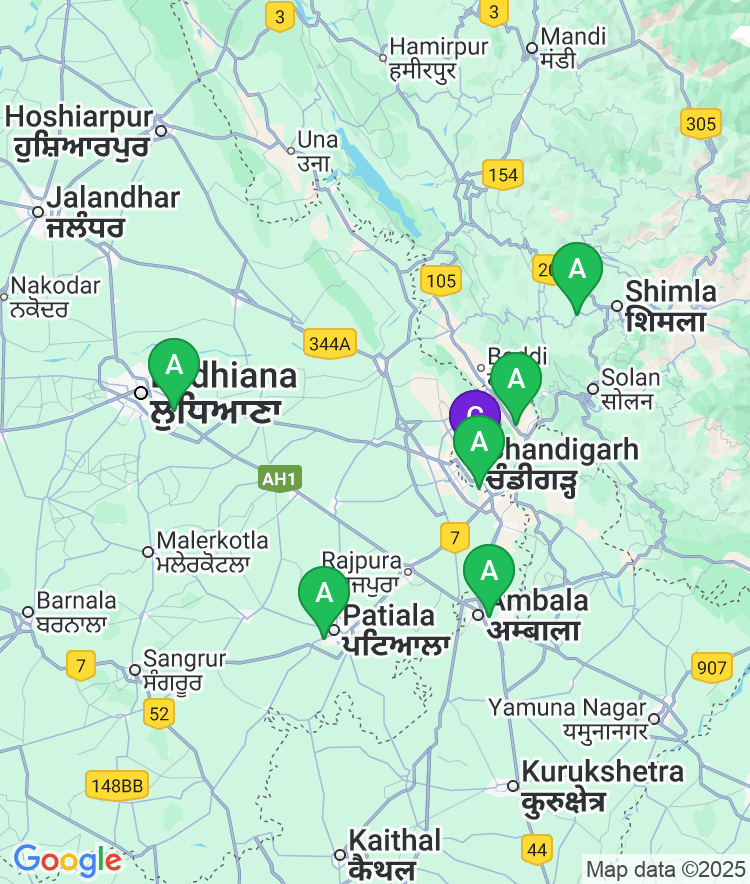 Chandigarh Available Airport Options